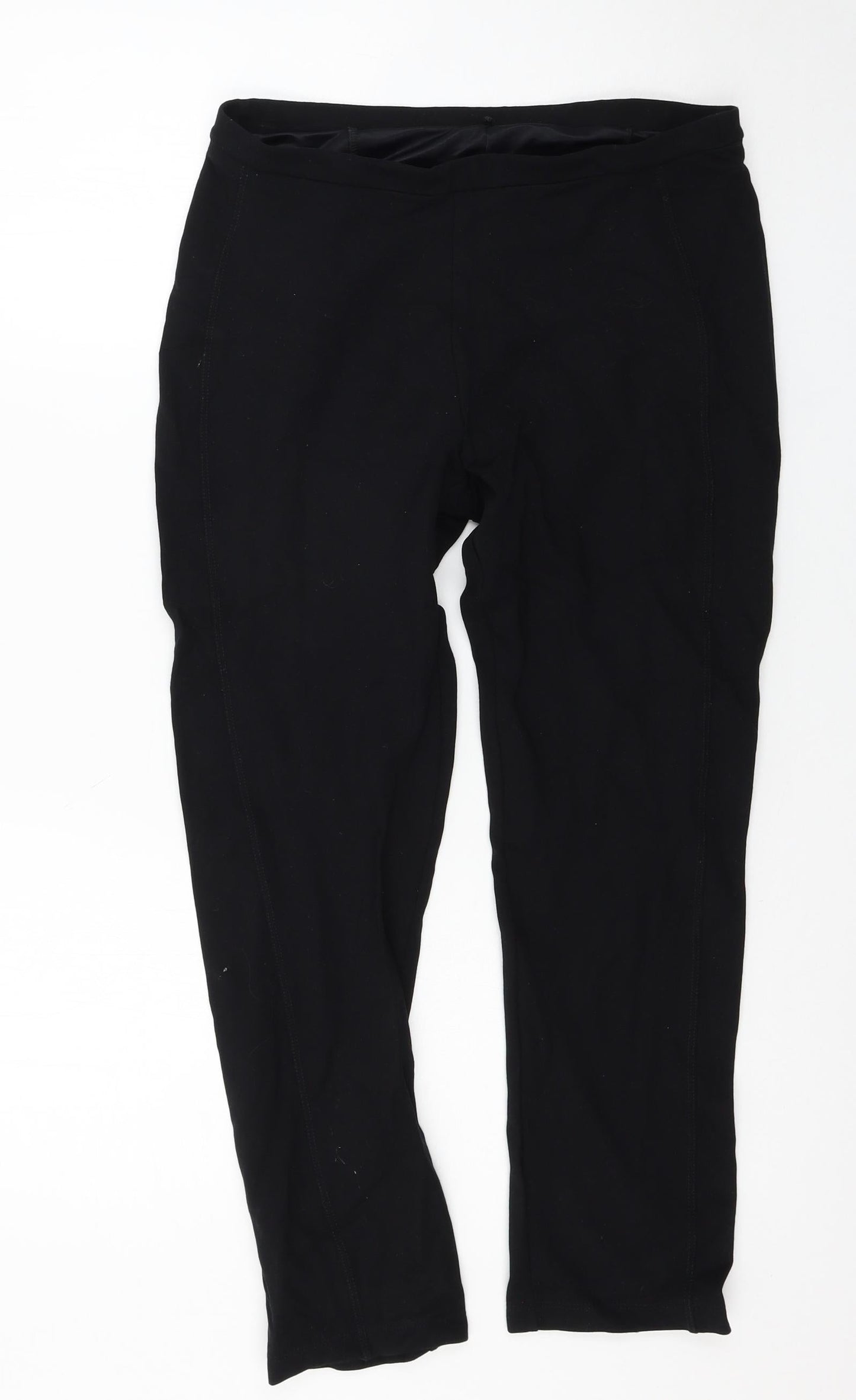 Womens UK Size 14 Marks and Spencer Regular Fit  Black Trousers