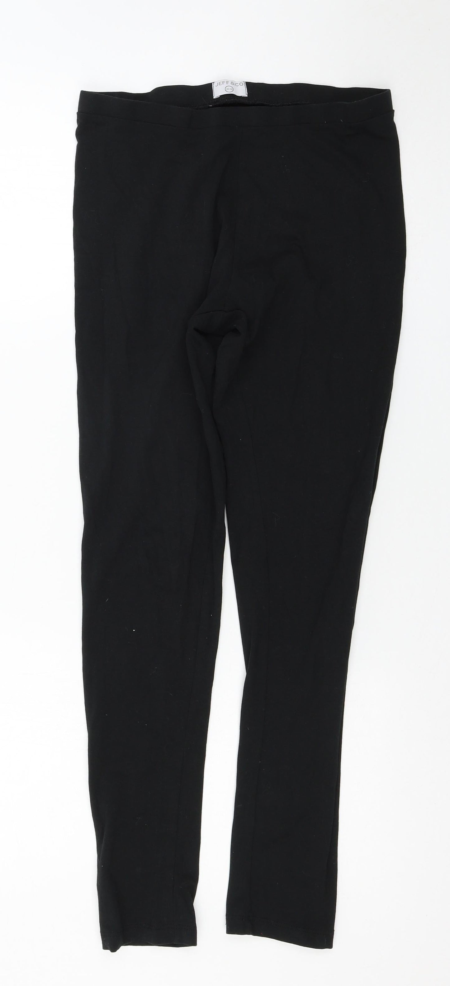 jeff&co Womens Black   Jegging Leggings Size 12 L27 in