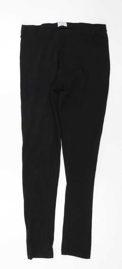 jeff&co Womens Black   Jegging Leggings Size 12 L27 in