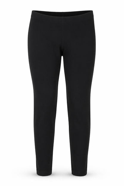 Front view of jeff&co women’s black jegging leggings, size UK 12, 27-inch leg