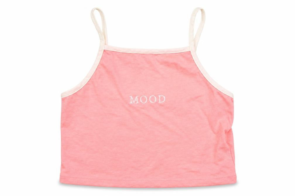 Front view of Matalan girls’ pink basic tank, size 9, years