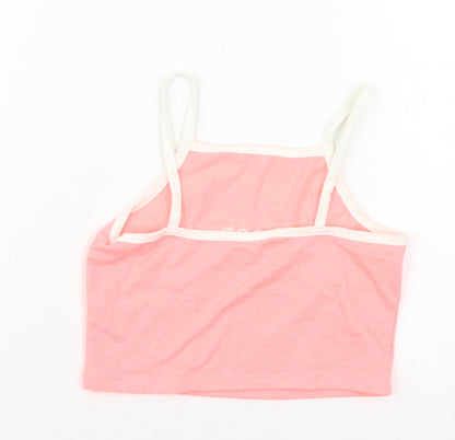 Matalan Girls Pink   Basic Tank Size 9 Years