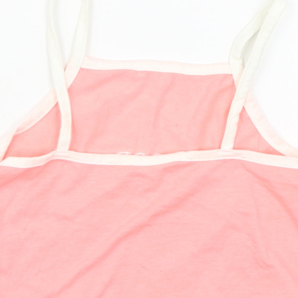 Matalan Girls Pink   Basic Tank Size 9 Years