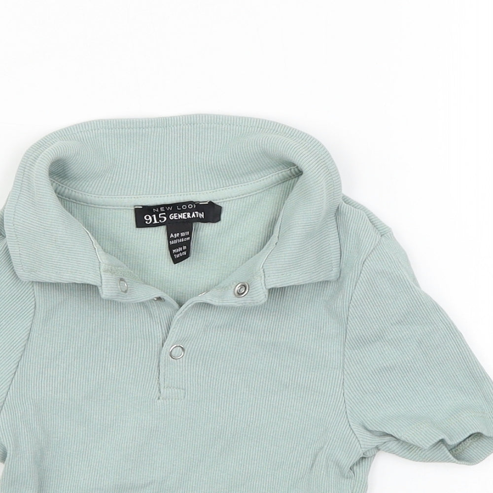New Look Girls Green   Basic T-Shirt Size 10-11 Years