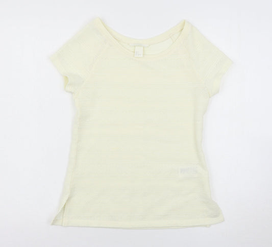 H&M Womens Ivory   Basic T-Shirt Size S