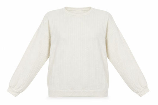 SheIn Womens Ivory   Pullover Jumper Size M