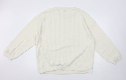 SheIn Womens Ivory   Pullover Jumper Size M