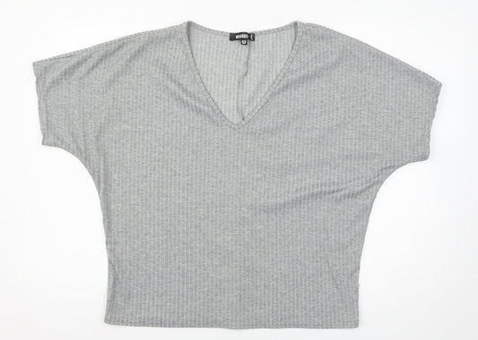 Womens UK Size 12 Missguided Grey Pullover Jumper