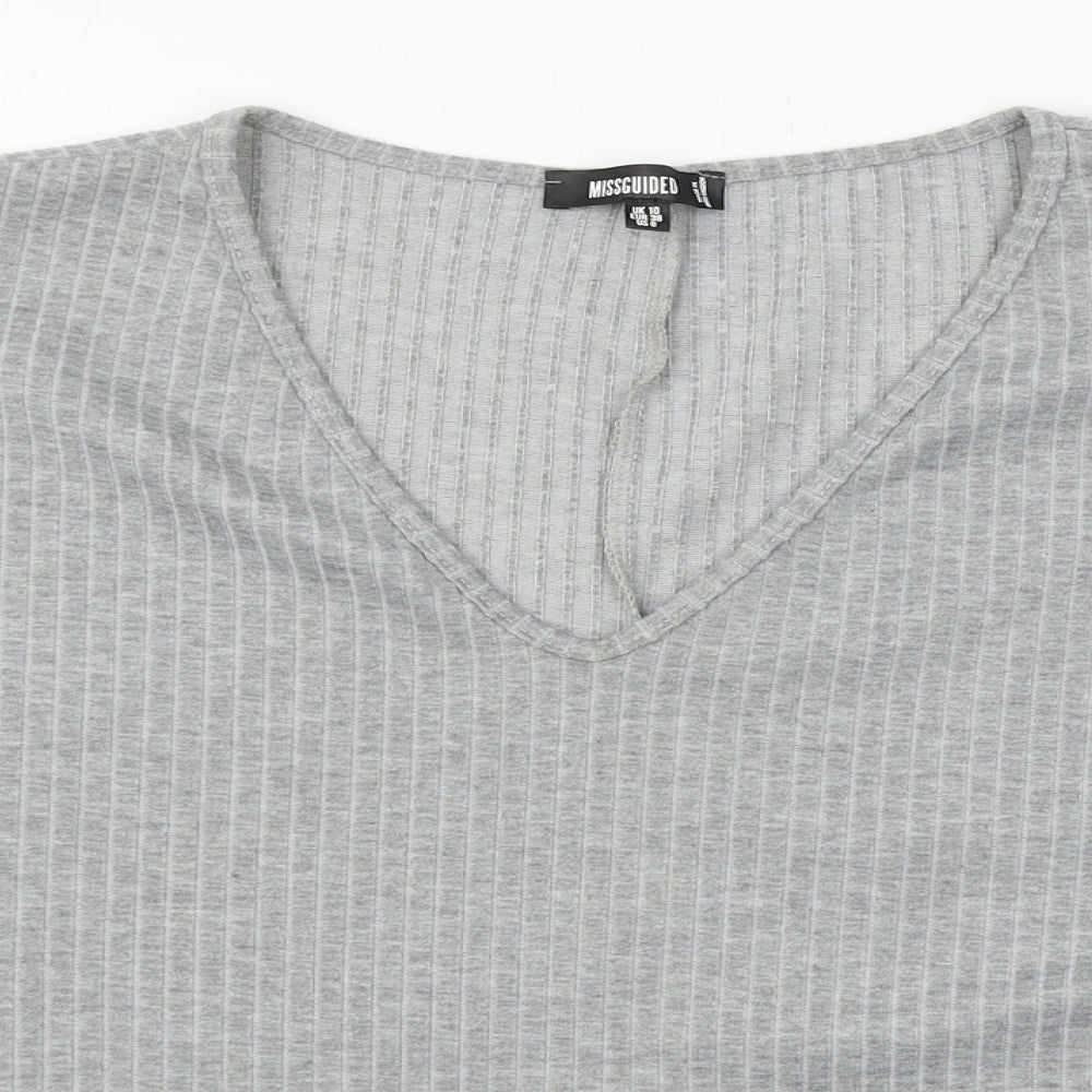 Womens UK Size 12 Missguided Grey Pullover Jumper