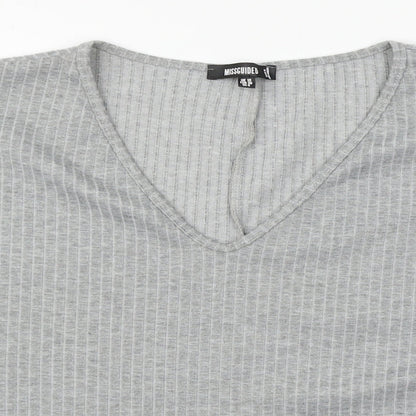Womens UK Size 12 Missguided Grey Pullover Jumper