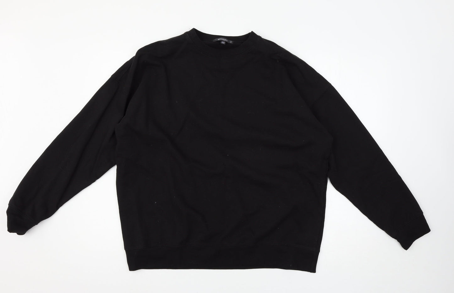 Missguided Womens Black   Pullover Sweatshirt Size M
