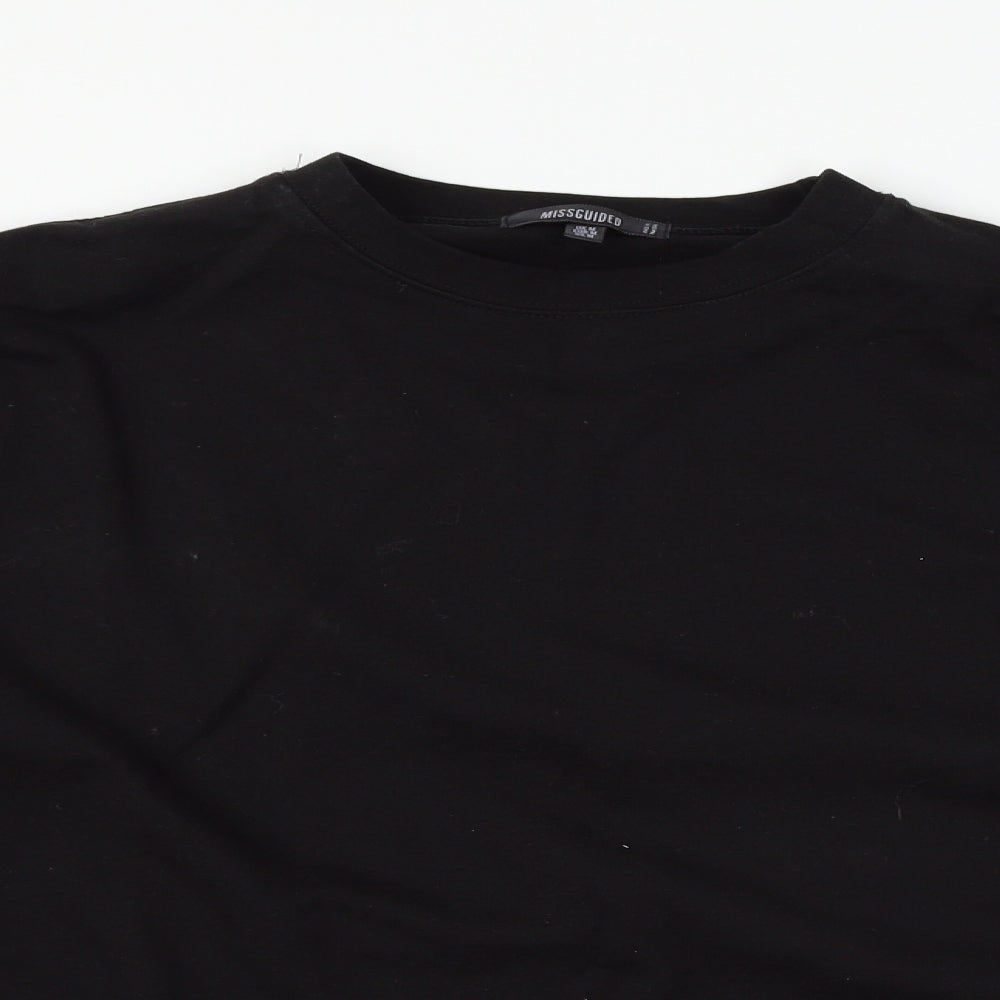 Missguided Womens Black   Pullover Sweatshirt Size M