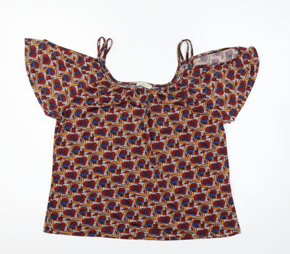 Womens UK Size M Cache Cache Multicoloured Basic T-Shirt