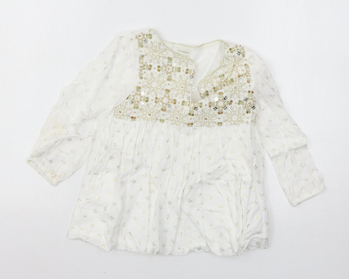 Monsoon Girls Silver   Basic Casual Size 5 Years