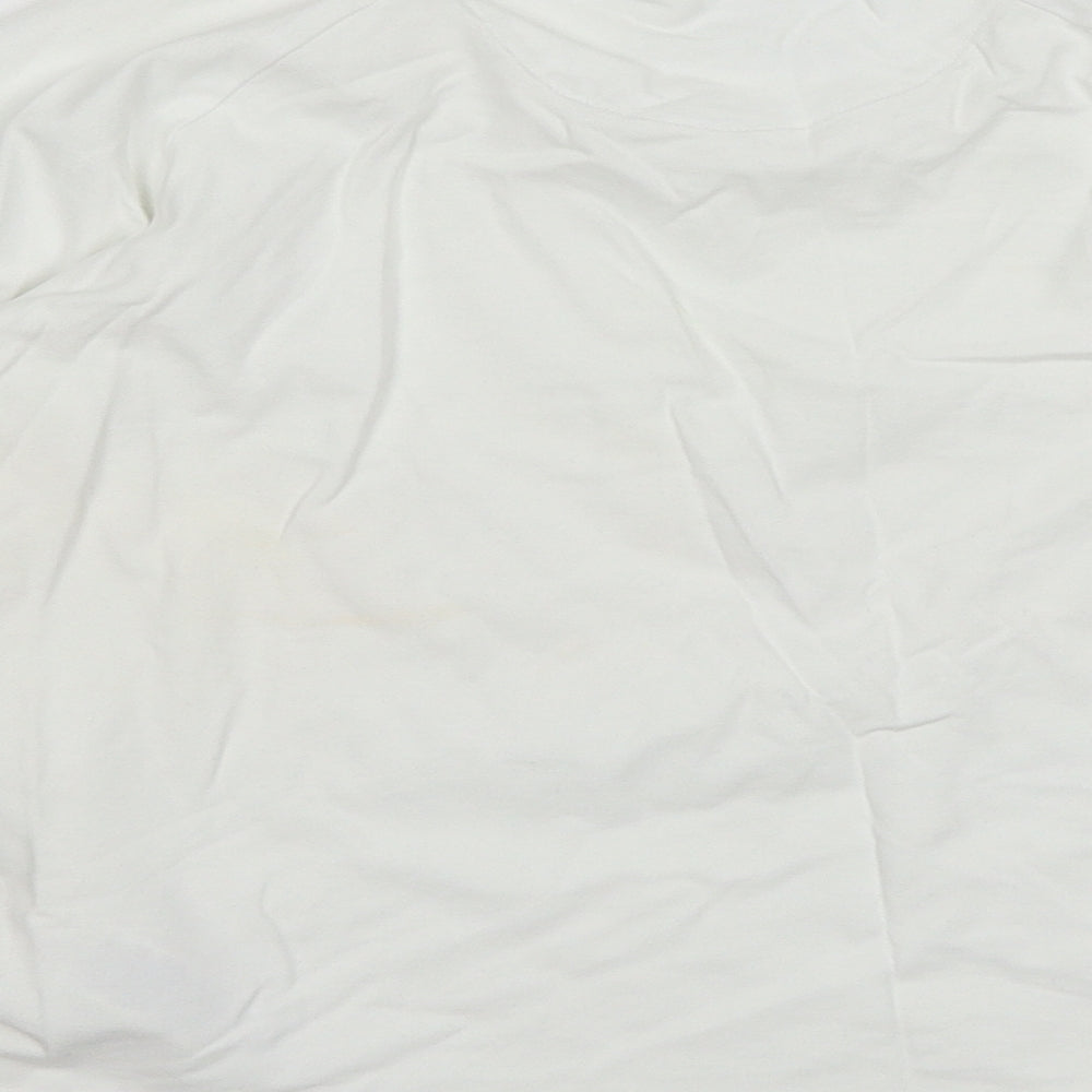 Marks and Spencer Girls White   Basic T-Shirt Size 9-10 Years