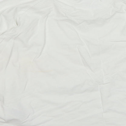 Marks and Spencer Girls White   Basic T-Shirt Size 9-10 Years