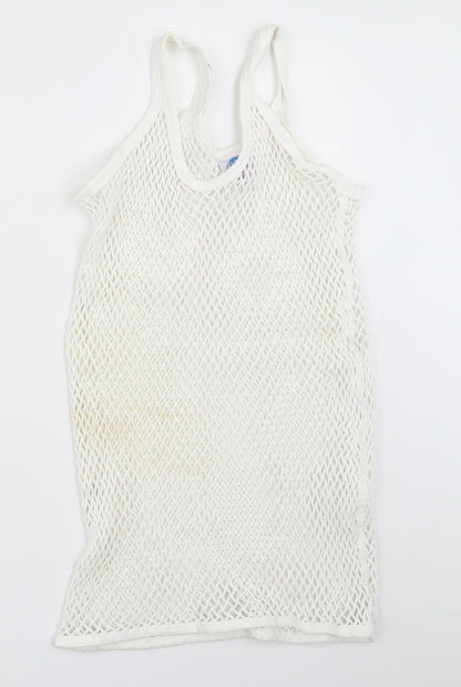 5 Star Womens White   Basic Tank Size M