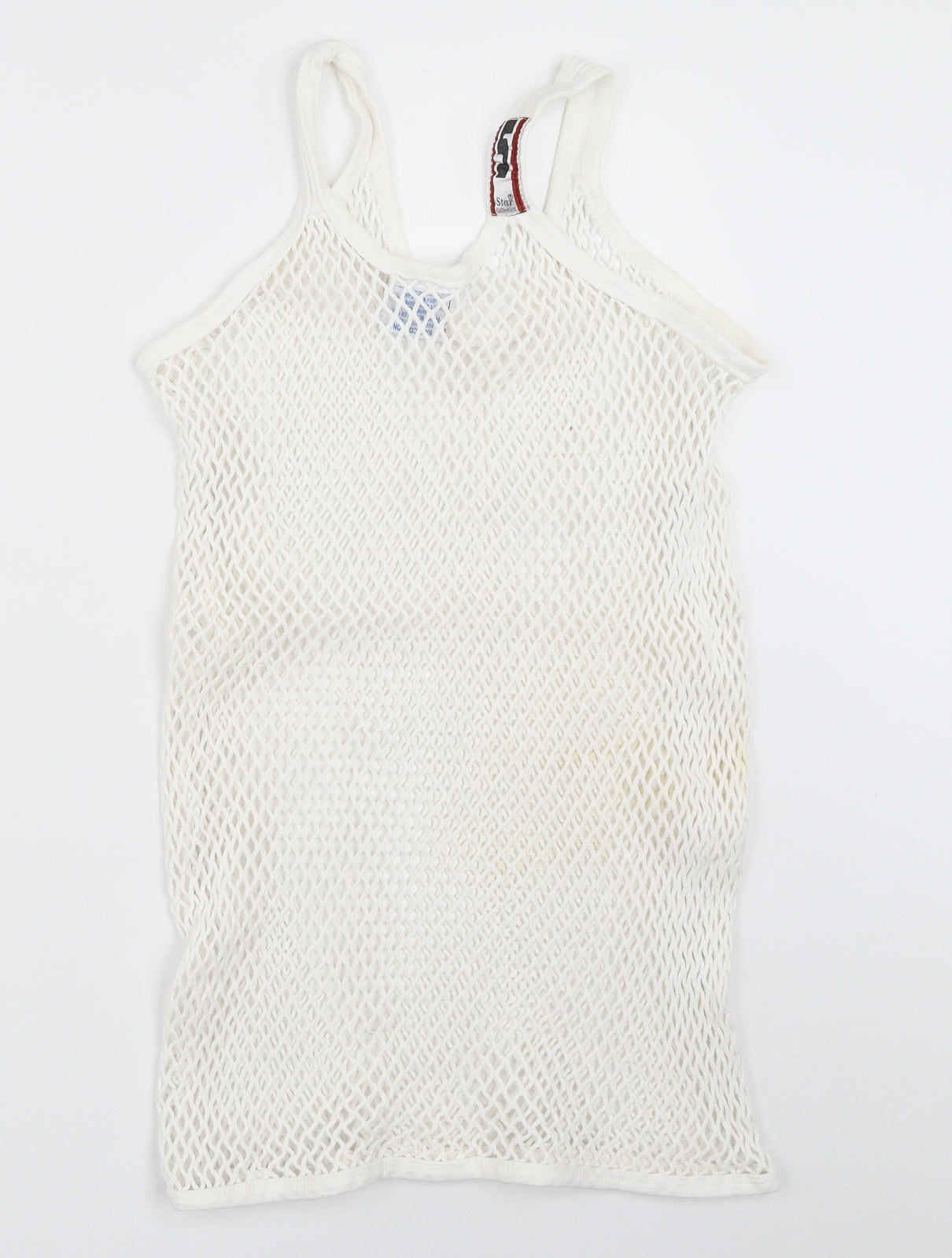 5 Star Womens White   Basic Tank Size M