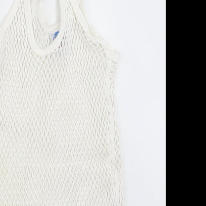 5 Star Womens White   Basic Tank Size M