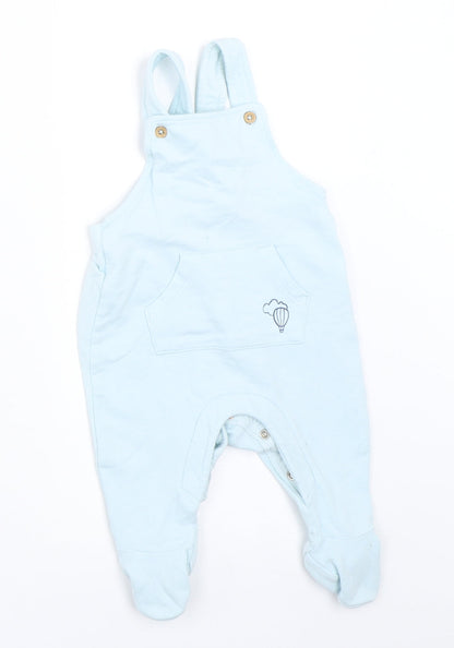 Marks and Spencer Boys Blue   Dungaree One-Piece Size 0-3 Months