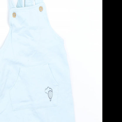 Marks and Spencer Boys Blue   Dungaree One-Piece Size 0-3 Months