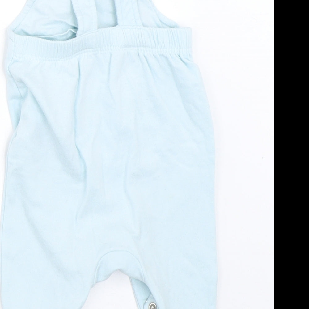 Marks and Spencer Boys Blue   Dungaree One-Piece Size 0-3 Months