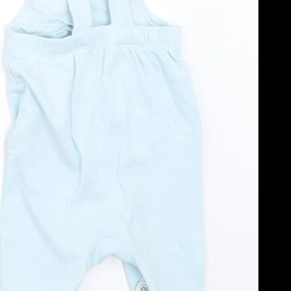 Marks and Spencer Boys Blue   Dungaree One-Piece Size 0-3 Months