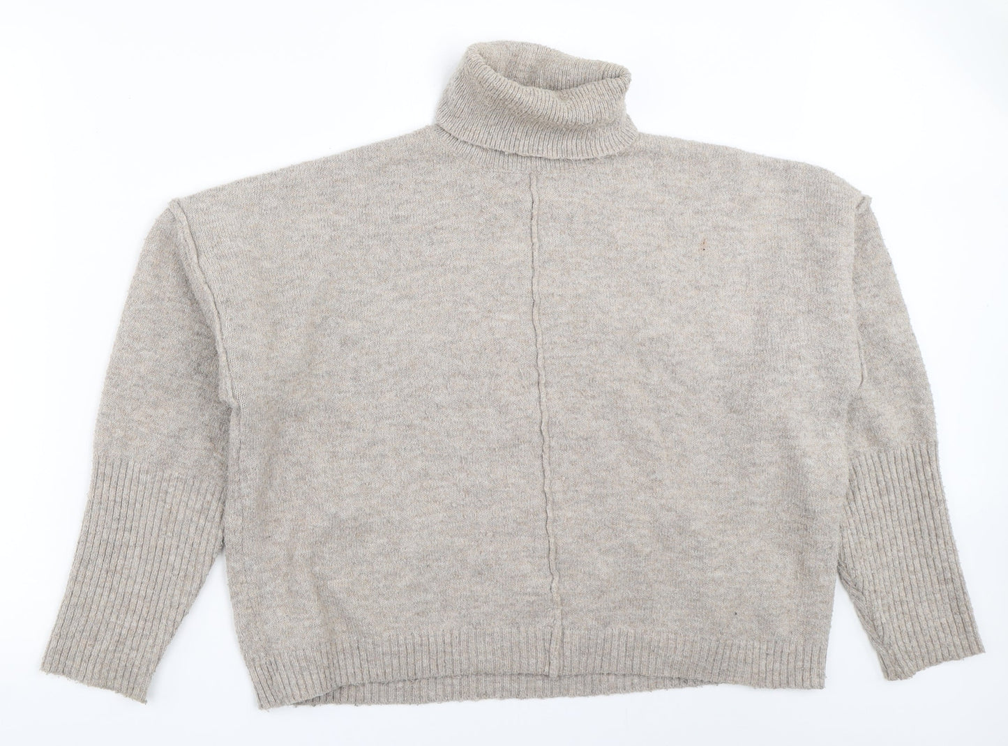 Womens UK Size 8 Missguided Beige Pullover Jumper
