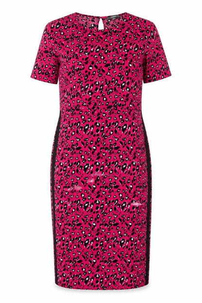 Studio Womens Pink Animal Print  Shift  Size 12