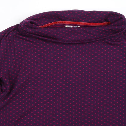 Womens UK Size S EWM Purple Pullover Jumper