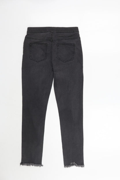 Denim co Girls Grey   Cropped Jeans Size 10-11 Years