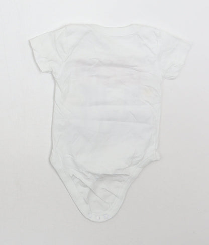 Pep&co Baby White   Babygrow One-Piece Size 0-3 Months