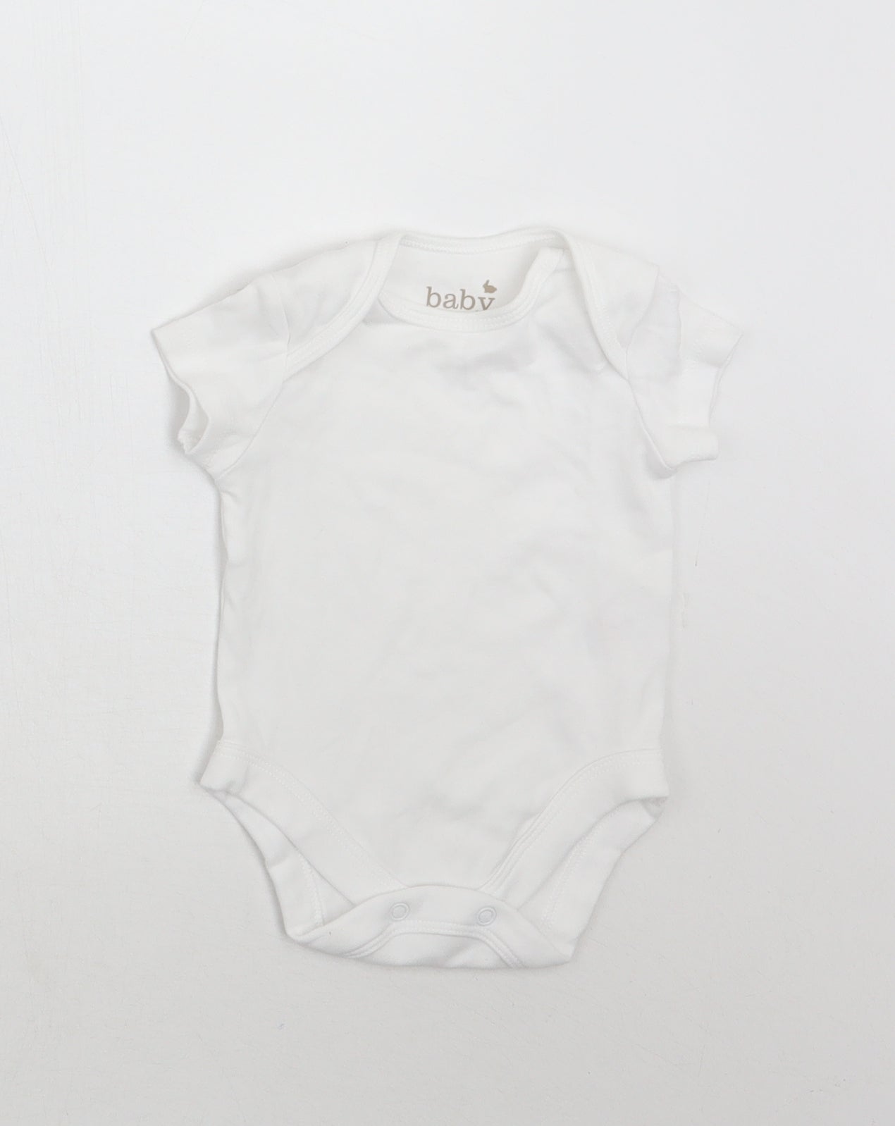 M&Co Baby White   Babygrow One-Piece Size 0-3 Months