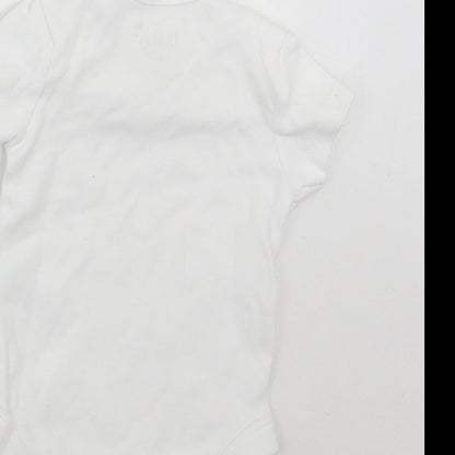M&Co Baby White   Babygrow One-Piece Size 0-3 Months