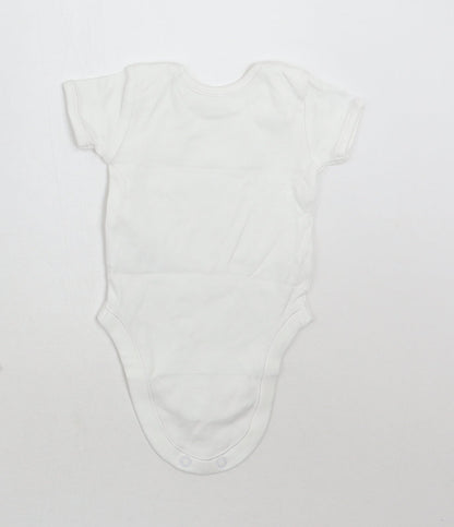 George Baby White   Babygrow One-Piece Size 0-3 Months