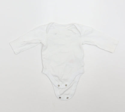 F&F Baby White   Babygrow One-Piece Size Newborn