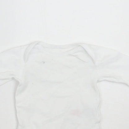 F&F Baby White   Babygrow One-Piece Size Newborn