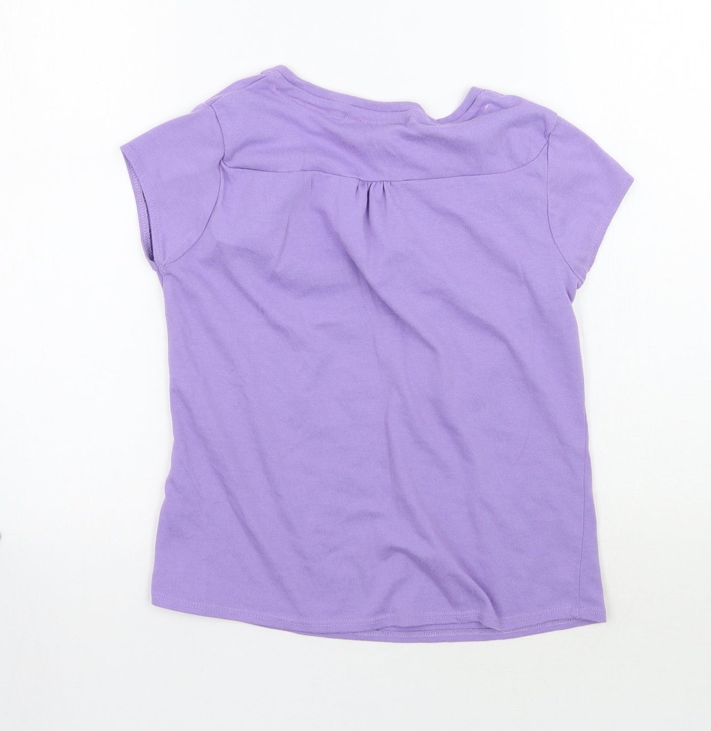 LA Gear Girls Purple   Basic T-Shirt Size 11 Years