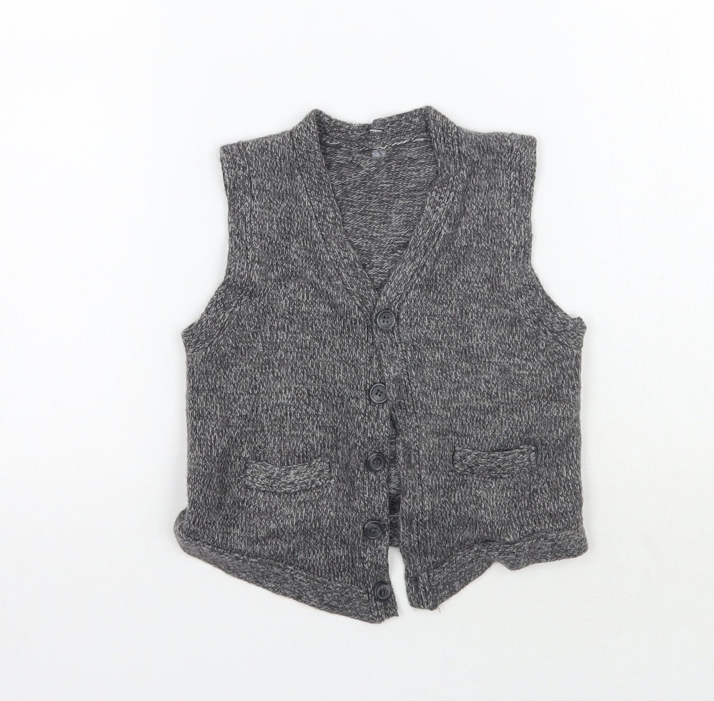 Matalan Boys Grey   Vest Jumper Size 3 Years
