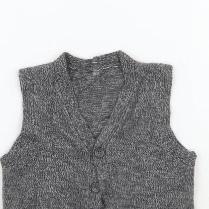 Matalan Boys Grey   Vest Jumper Size 3 Years