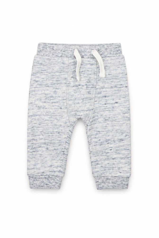 Front view of Early Days Baby Grey sweatpants, size 3-6, Months
