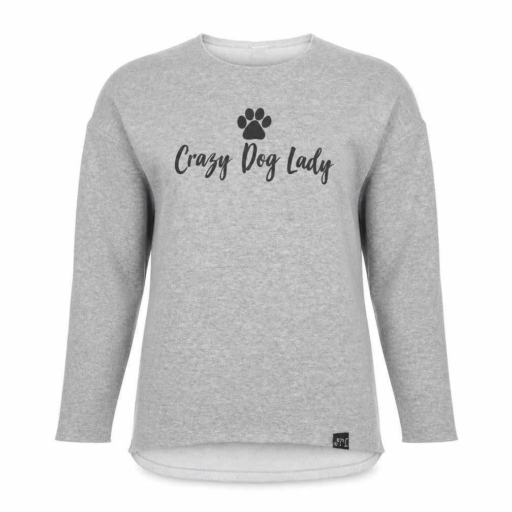 Front view of Preworn women’s grey jumper, size M