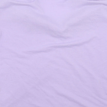 Womens UK Size S Preworn Purple Basic Polo