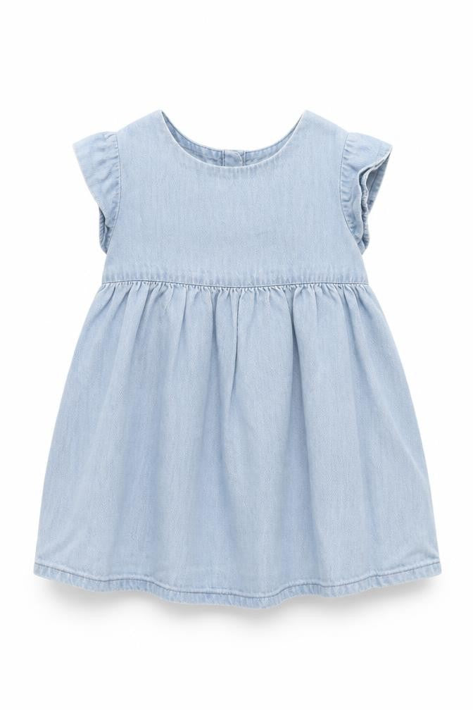 Front view of Next girls’ blue a-line, size 12, months