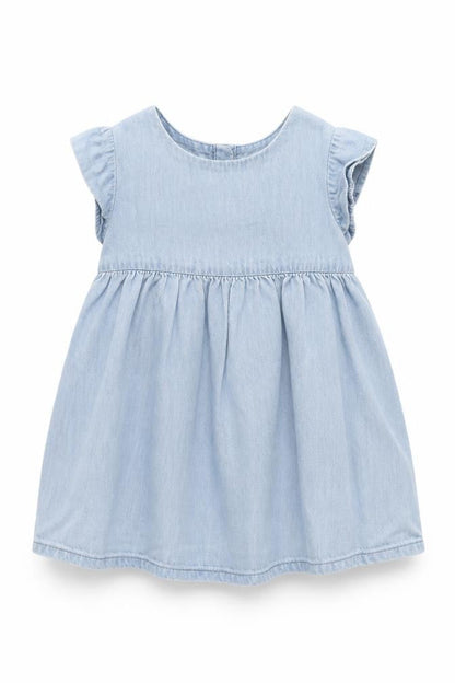 Front view of Next girls’ blue a-line, size 12, months