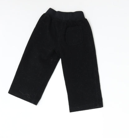 Baby Gap Boys Black  Fleece Sweatpants Trousers Size 2 Years