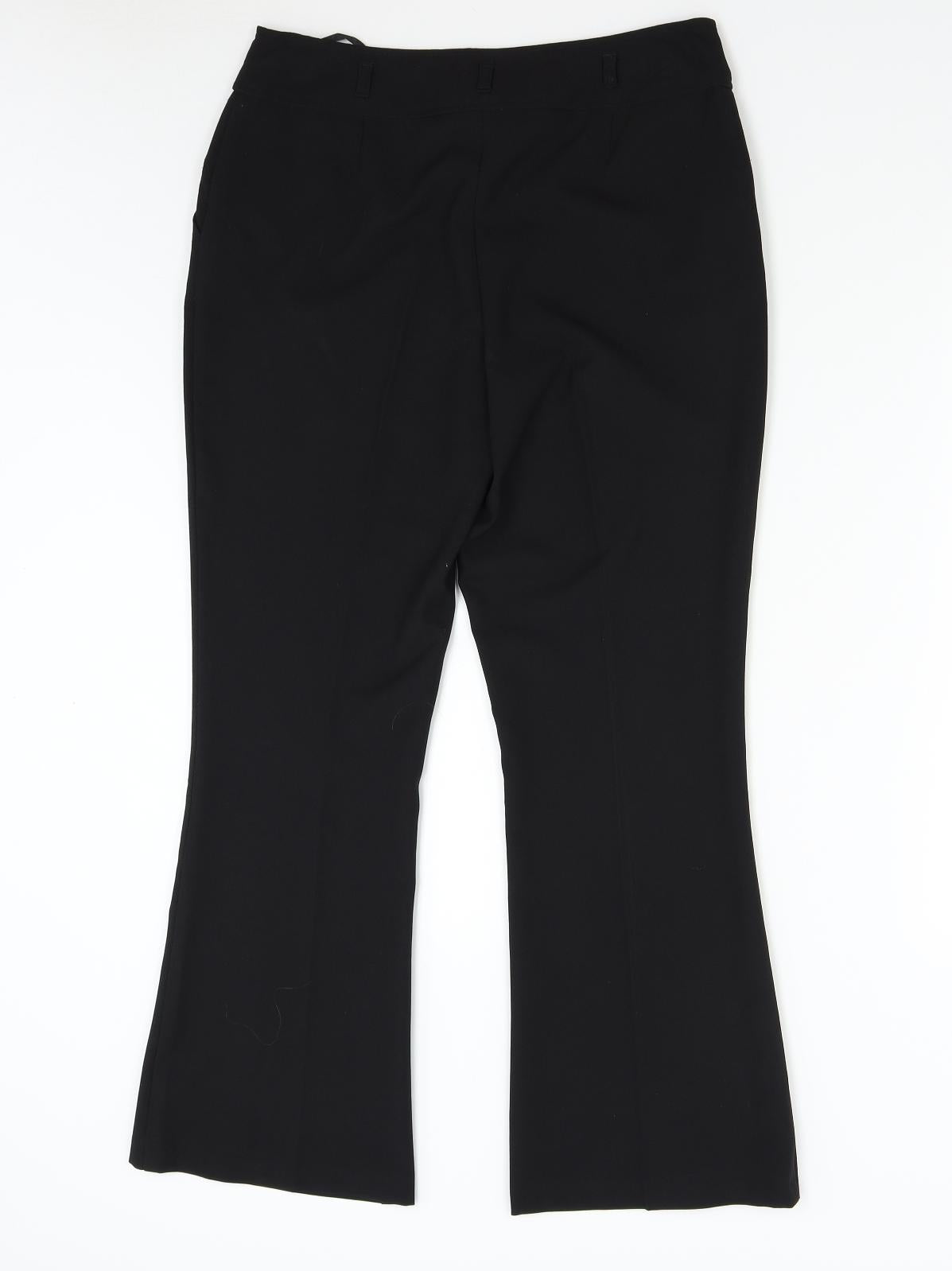 E-vie Womens Black   Trousers  Size 10 L27 in