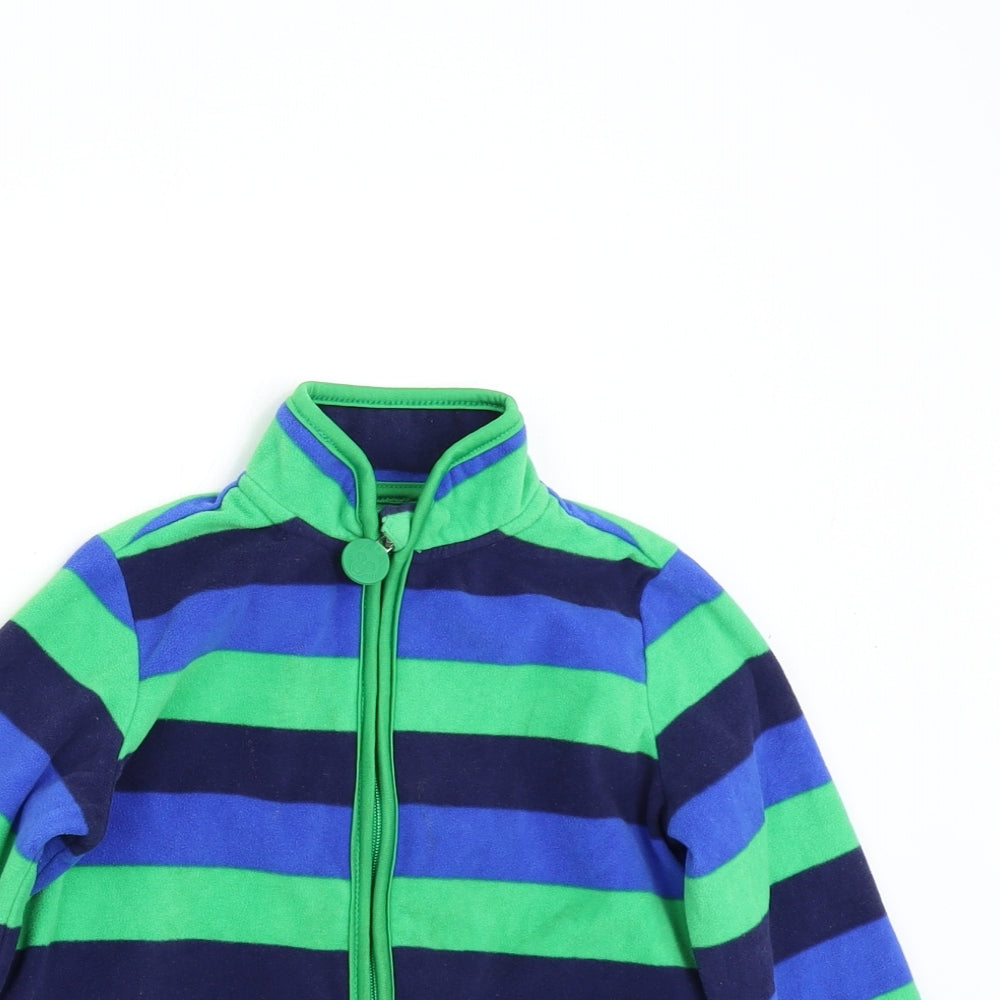 TCM Boys Multicoloured Striped Fleece Jacket  Size 5 Years