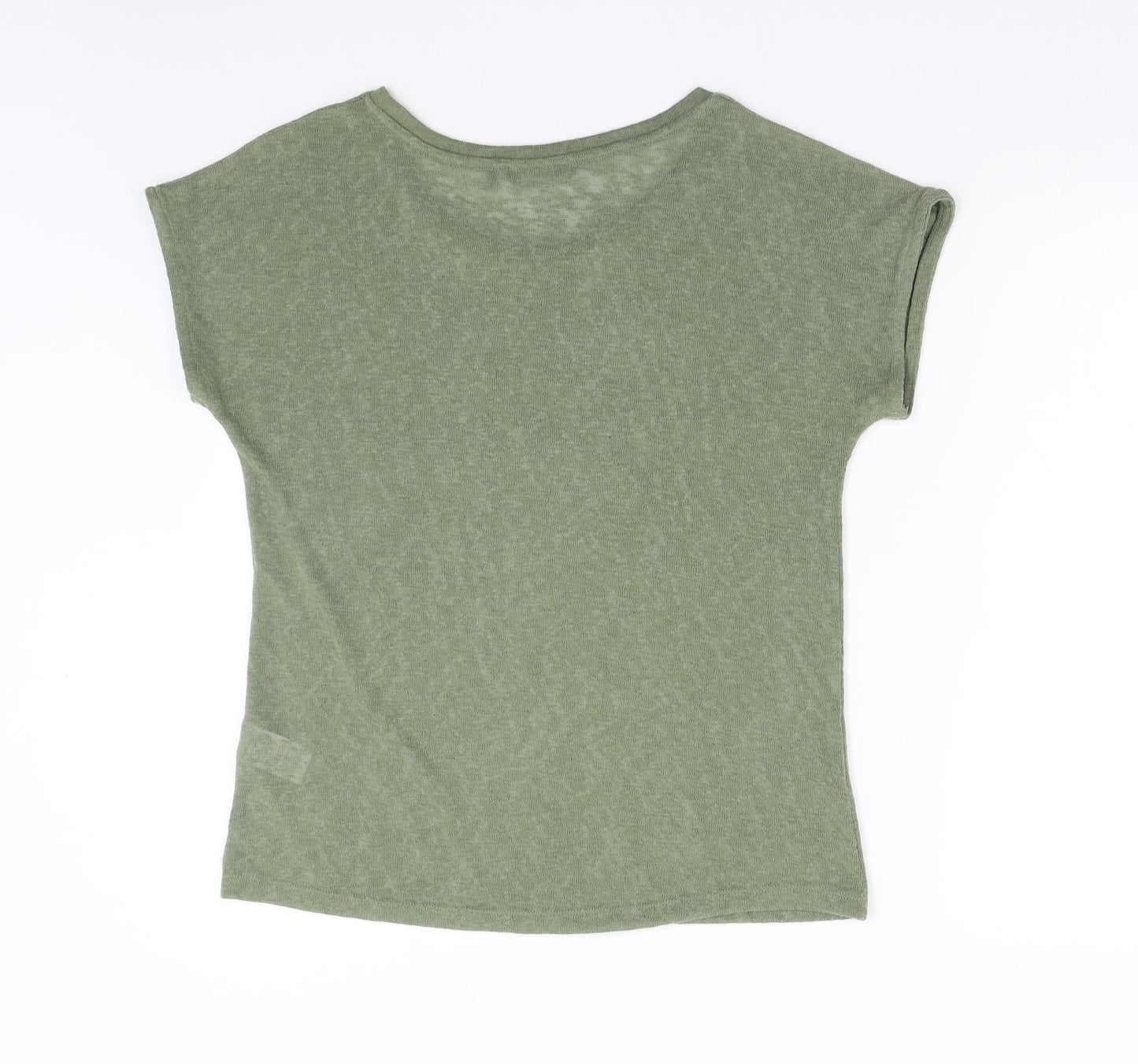 Peacock's Womens Green  Knit Pullover Jumper Size 12