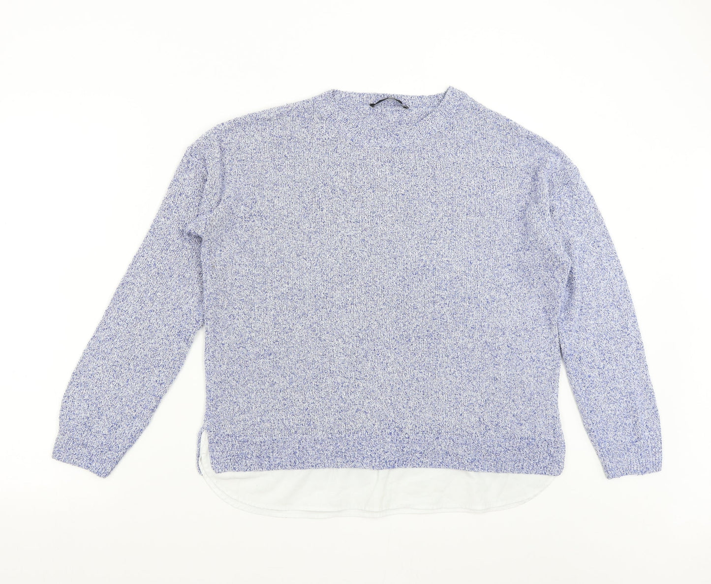 George Womens Blue  Knit Pullover Jumper Size 12